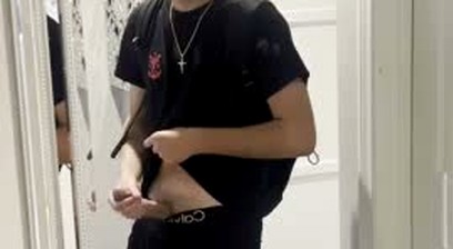 Teen jerks off after basketball practice