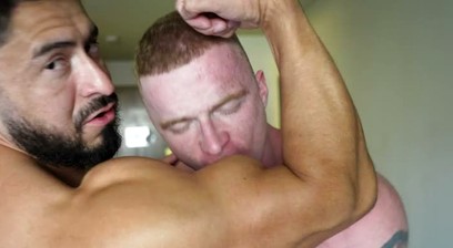Muscle Daddy Fucks His Man