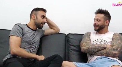 Straight loses a bet and agrees to let her suck him off while playing.