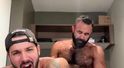 Hairy Daddy Fucks Stud