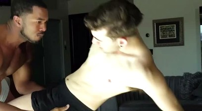 Buff Black Stud Eats Out Tattooed FTM Twink Pussy