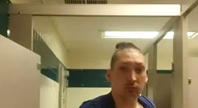 Daring Strip & Piss at work
