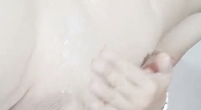 Young cock ejaculation is very pleasant.