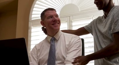 Black Beauty With Petite Ass Fucked in Office Kai Neolani, Legrand Wolf