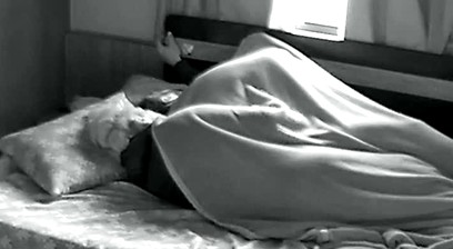Two neighbors caught on camera making out and having sex in secret.