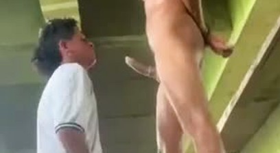 Fucked by Latin Str8 Homeless Under The Bridge
