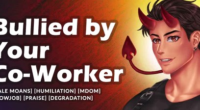 Dominant Male Co-Worker Takes Control of You With Little Mercy, Makes You Suck His Cock - Audio