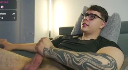 Odin Blake on cam beffy guy jerking
