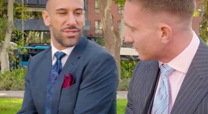 Latino Gustavo Cruz deepthroats Magnus Loki before raw breeding him