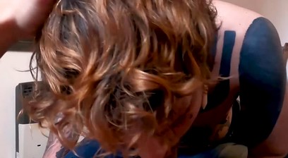 Pierced stud Chiwi Black's deepthroat action on Latino gay Milo Star