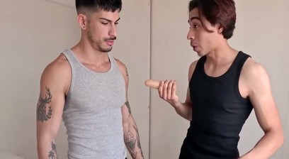 Latino Dudes Go From Business Buddies To Fuck Buddies