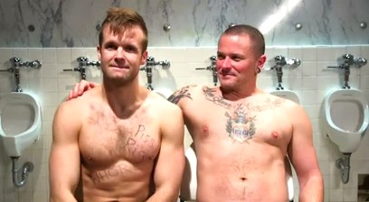 Hung Stud Max Cameron Finds A Dirty Bathroom Slut To Worship His Giant Cock