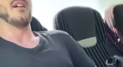 cum in public bus