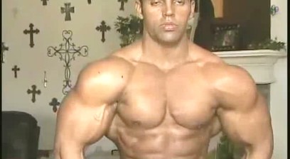 Chris Jalali Flexing and Posing