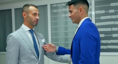 Office hunk Robbie Rojo blows his boss before hard drilling