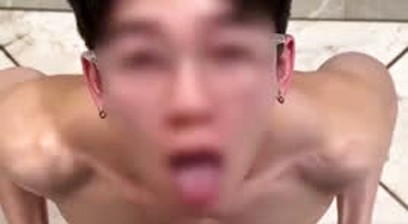 Asian boys blowjob