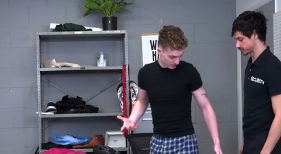 Briefs Thief Meets Horny Security Chief