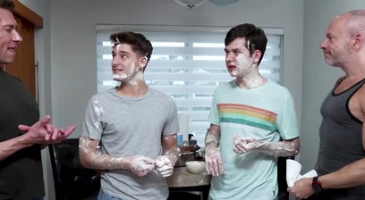 Creamy Frosting Dripping From the Messy Twinks’ Holes Dakota Lovell, Dex Devall, Bruce Beckh
