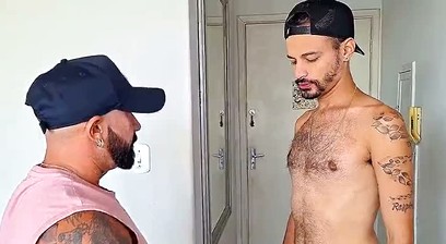I ripped open the ass of the bald, horny physical education teacher and filled it with cum, of cours