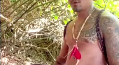 Milking a stranger's ass in the woods! (COMPLETE ON RED)