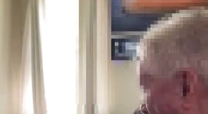 Naughty grandpa sucks Big black dick