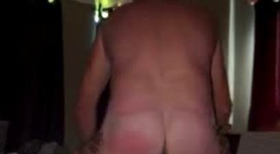Tanned daddy rides big black cock