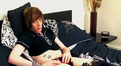 Redhead Sean Taylor having bonding session with his girthy dong