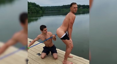 JohnnyRapid: Johnny Rapid gets cock worshipped before barebacking Parker Hayes