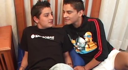 Latino twink loves anal and eagerly awaits massive cum spray