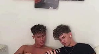 Str8 fit brothers wank and cum