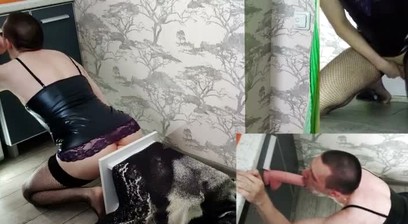 Sperm in the ass, cumming from fucking two cocks