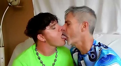 ManPuppy Richard Lennox And Leo Blue Share an Intense Daddy Boy Makeout Session