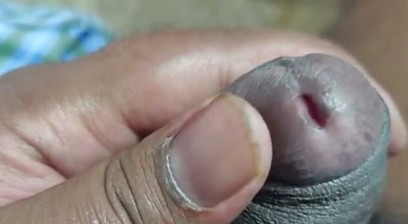 Hairy Cock Cum Licking Show
