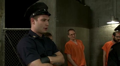 Jeremy Lockup Cell Extraction Prison Gang Fuck