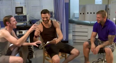 Fat Ass Daddy gets drilled by a big Cock
