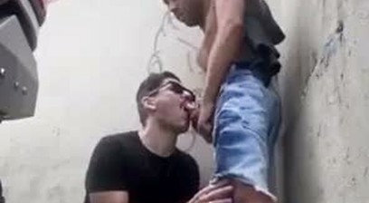 Str8 Homeless Sucked on Street