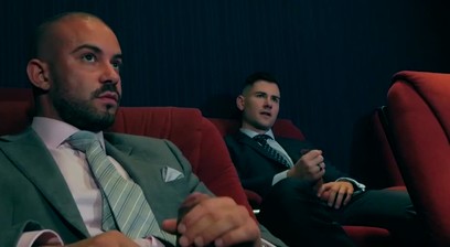 Classy Bruno Max and Lukas Daken analfuck in adult cinema