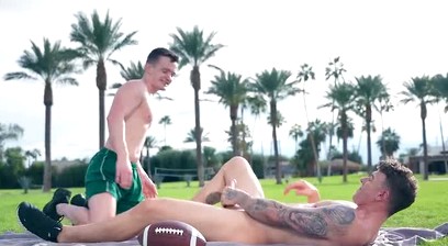 FALCON STUDIOS - JJ Knight & Grant Ducati Jock Anal After Football