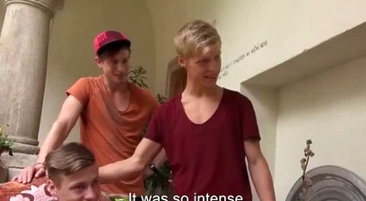 Adrain interview with friends