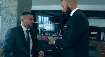 Executives Donato Reyes and Emir Boscatto analriding rough