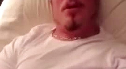 El Fuego Jacking Off In A White T-shirt