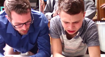 Twink thief double penetrated as punishment for stealing