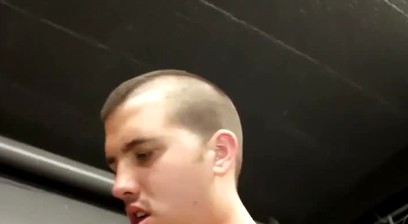 Handsome blonde boys love sperm fetish cum eating party