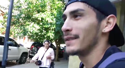 Latino stud gets wild pickup sex and blasted with cum