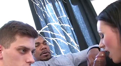 Lulu Jung and Michaak with Franco Roccaforte - Husband with a big black cock