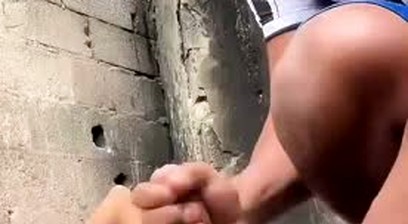 Bareback Fuck With Str8 Homeless no Street