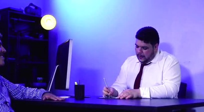 Preview - Boss Uses Intern's Ass to Compare to Rubber Ass (Profanus Office Double Feature Preview