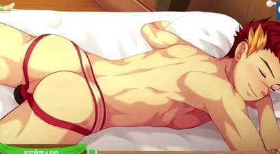 Scene 5 - Keitaro decided to give Taiga a massage, then fucked him in the ass (Russian dub)