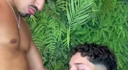 Young Stud Takes A Big Latin Cock