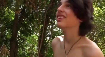 Daddy and twink in the park